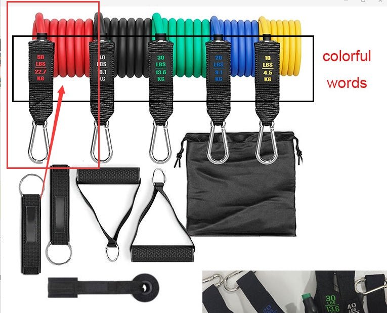 Fitness Rally Elastic Rope Resistance Band - silverfoxgoods